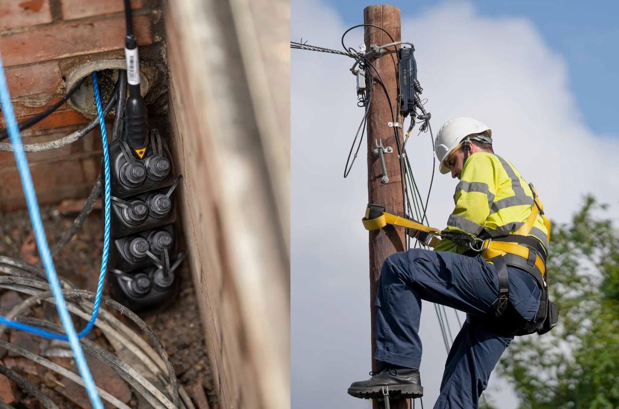 Які матеріали та обладнання використовуються в мережі FTTH?