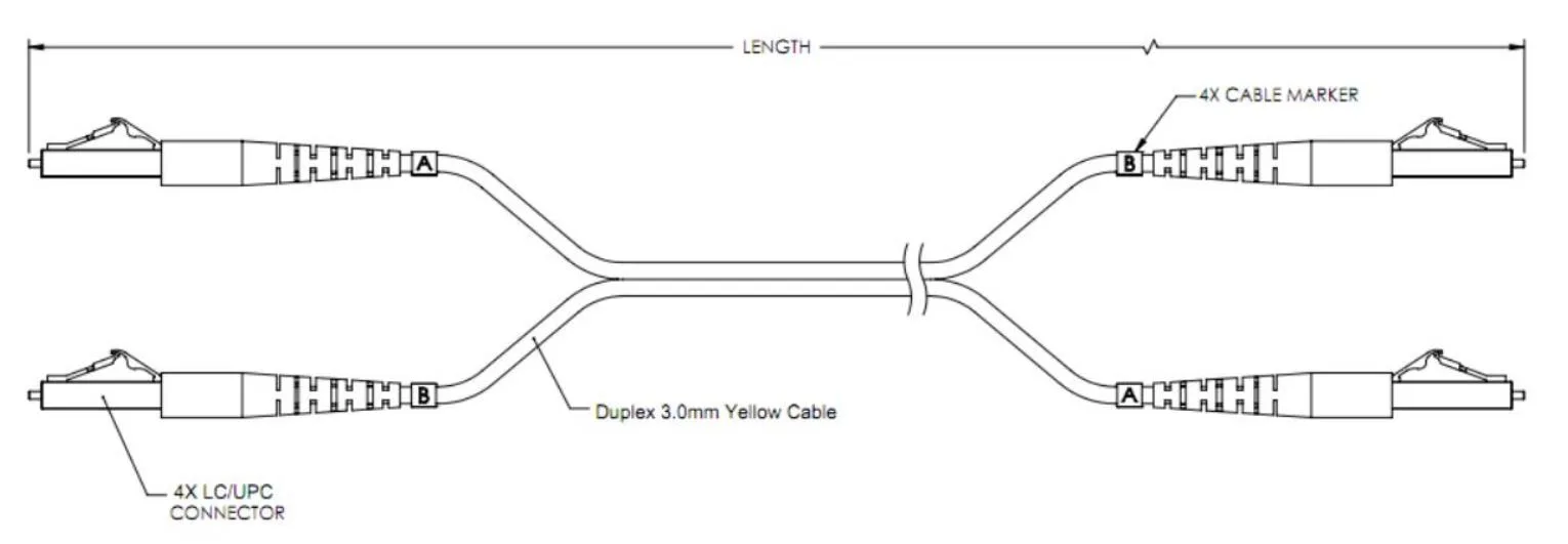 Duplex LC/UPC-LC/UPC Patch Cords